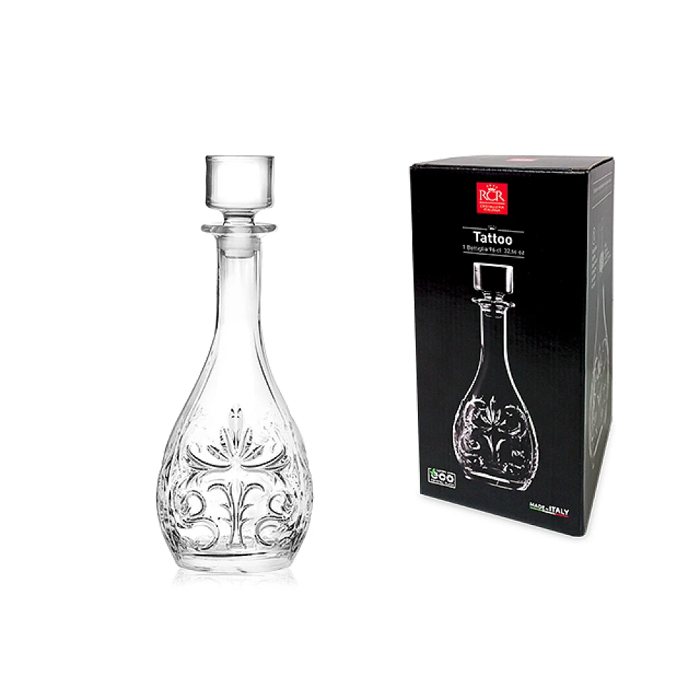Carafa pentru bauturi tari Tattoo 0.96l, cristal