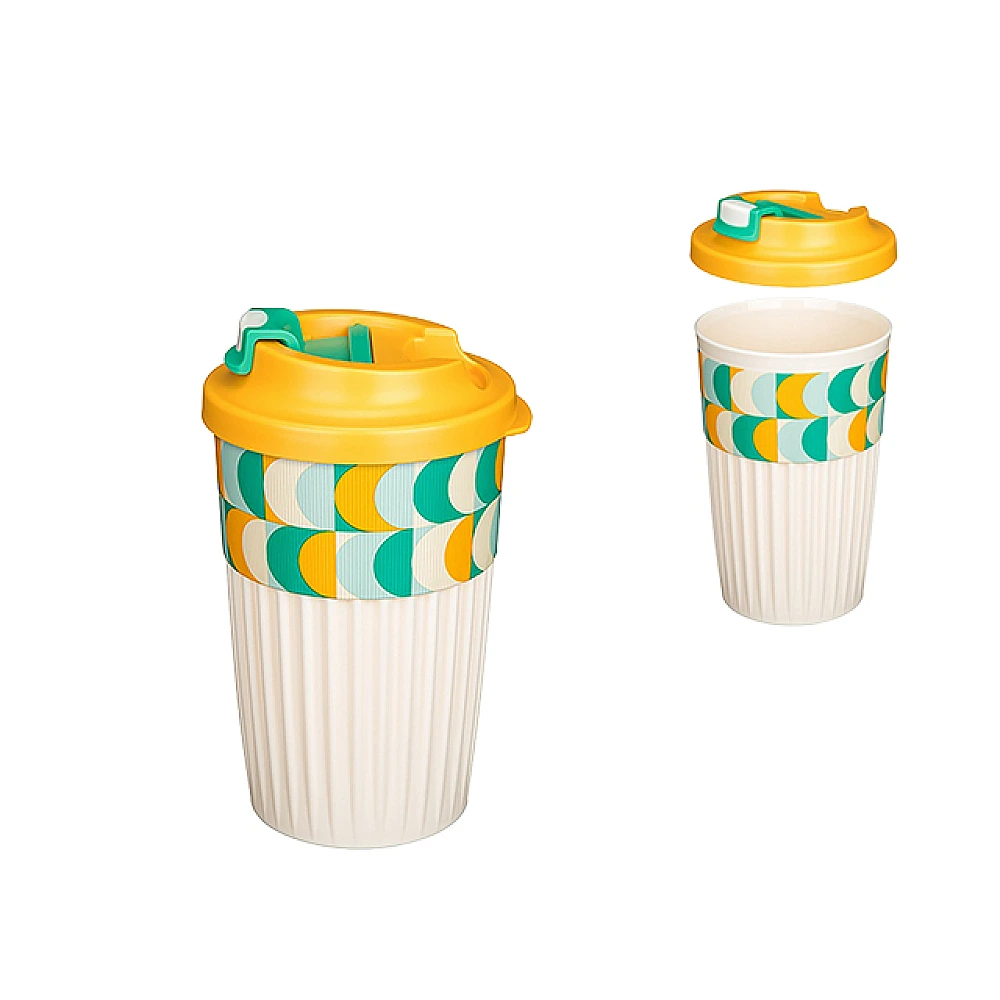Pahar ToGo cu clapetă Phibo 450ml 