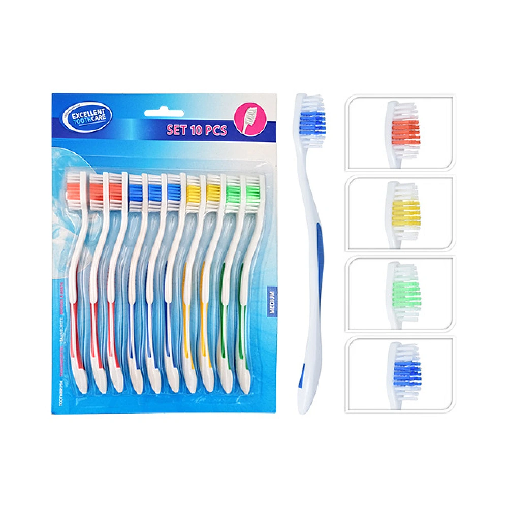 Set periute de dinti Excellent Care Medium 10buc, 18cm