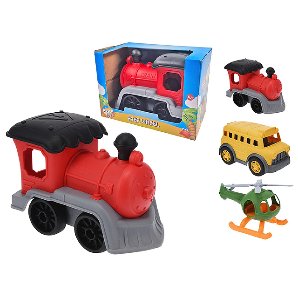 Masina, elicopter, tren cu inertie, 25X15X18 cm, plastic