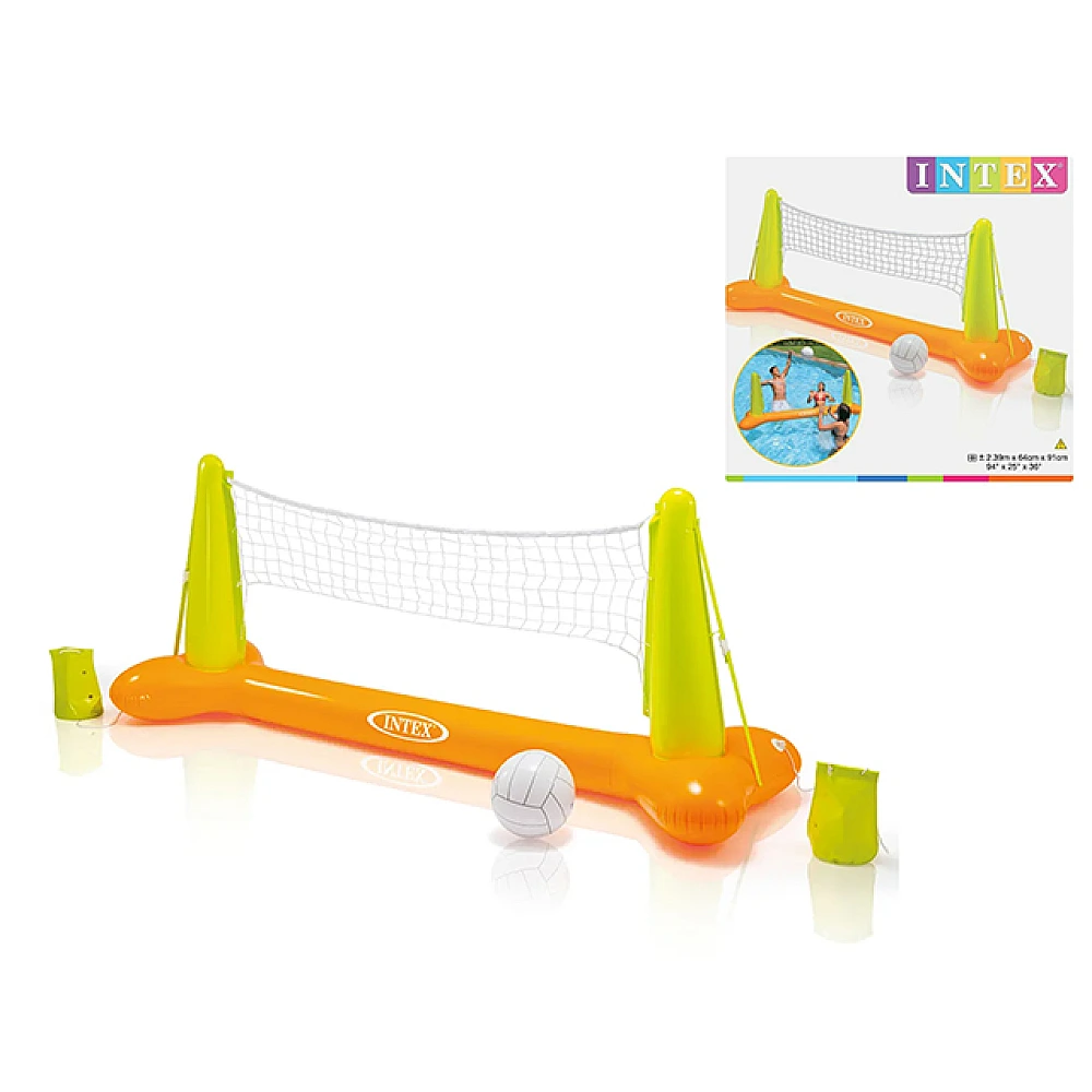 Set Polo pe apă 239x64x91 cm, cu plasă+  minge, 6+