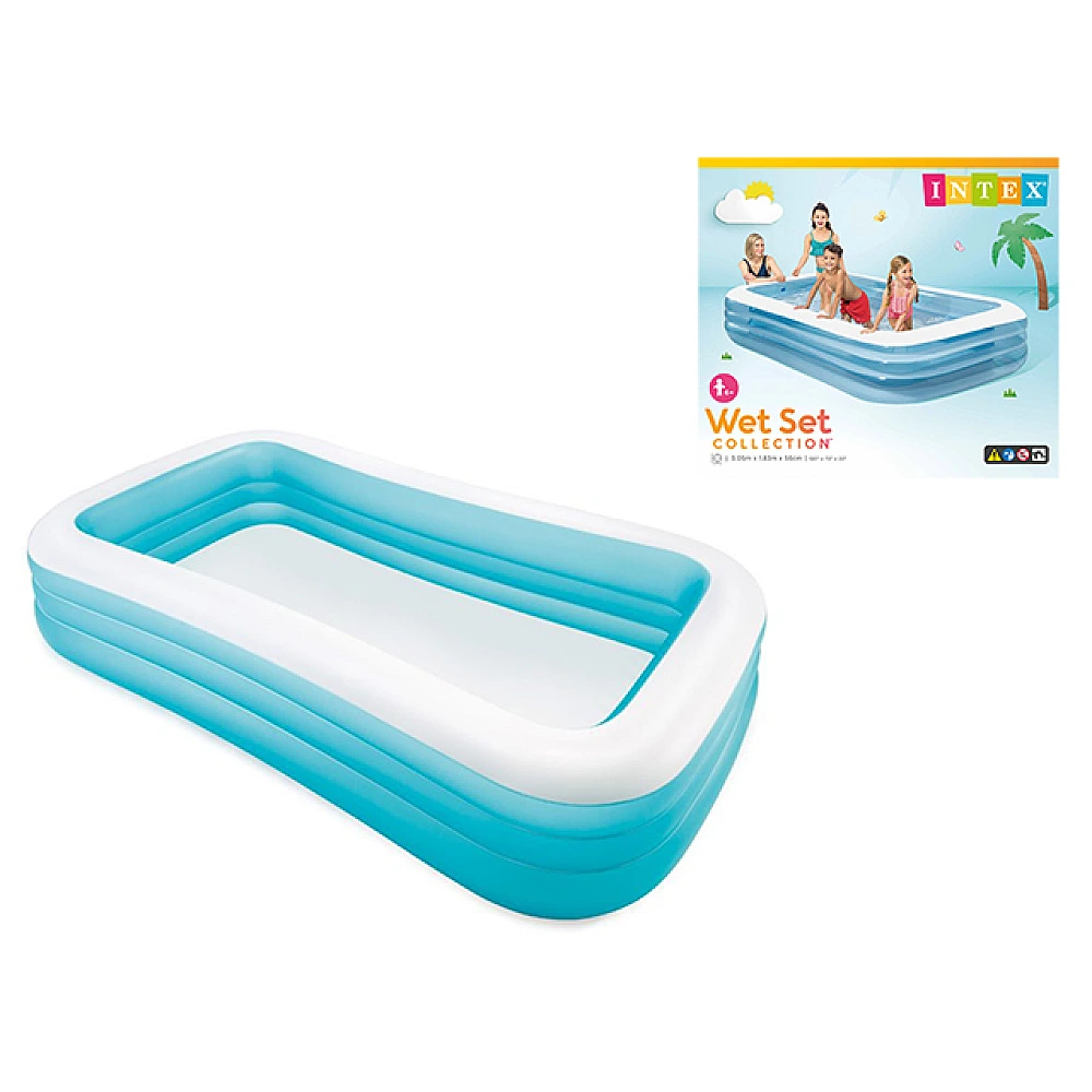 Piscina gonflabila pentru familie 305x183x56 cm, 1050 l, 6+