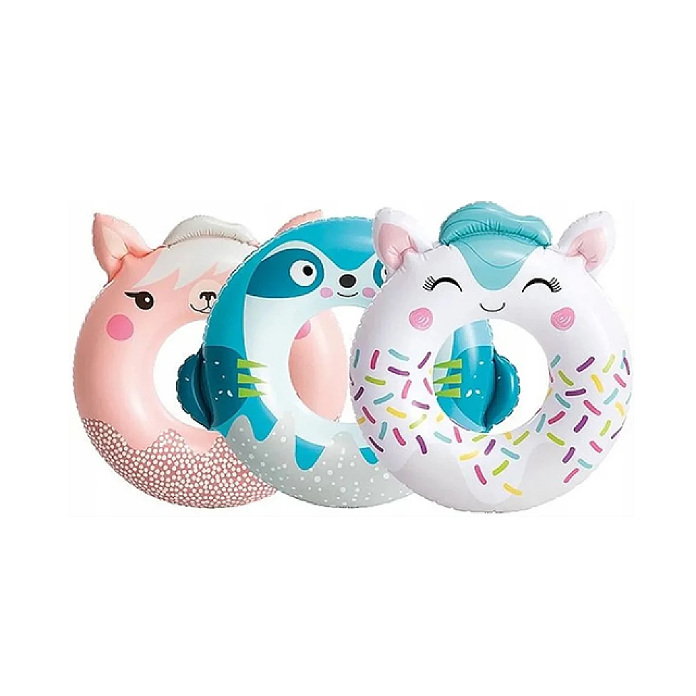 Cerc gonflabil “Animale drăguțe” D 76 cm, până la 40 kg, 8+, 3 modele