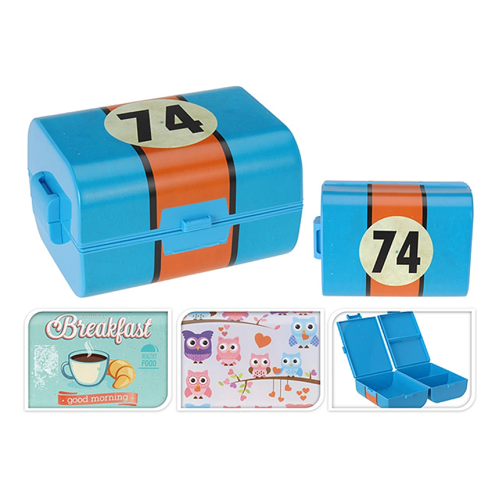 Lunch-box cu sectiuni 17X13X10cm, plastic