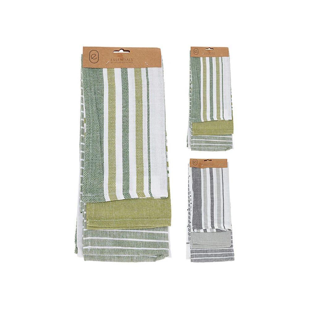 Set prosoape bucatarie H&S, 3buc 45X70cm, 2 modele