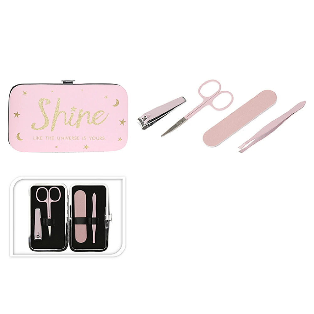 Set manichiura Shine 4buc in husa