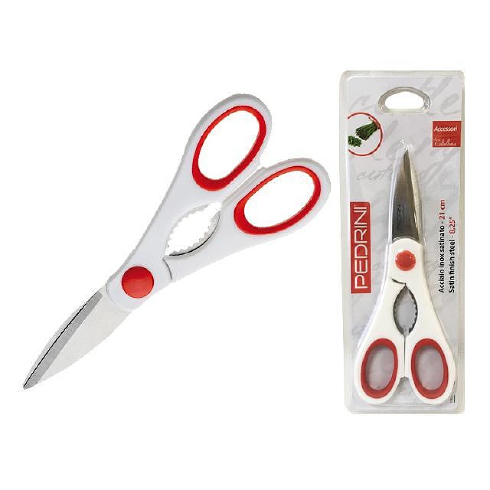 Foarfece de bucatarie Gadget Lillo 21cm, inox/plastic