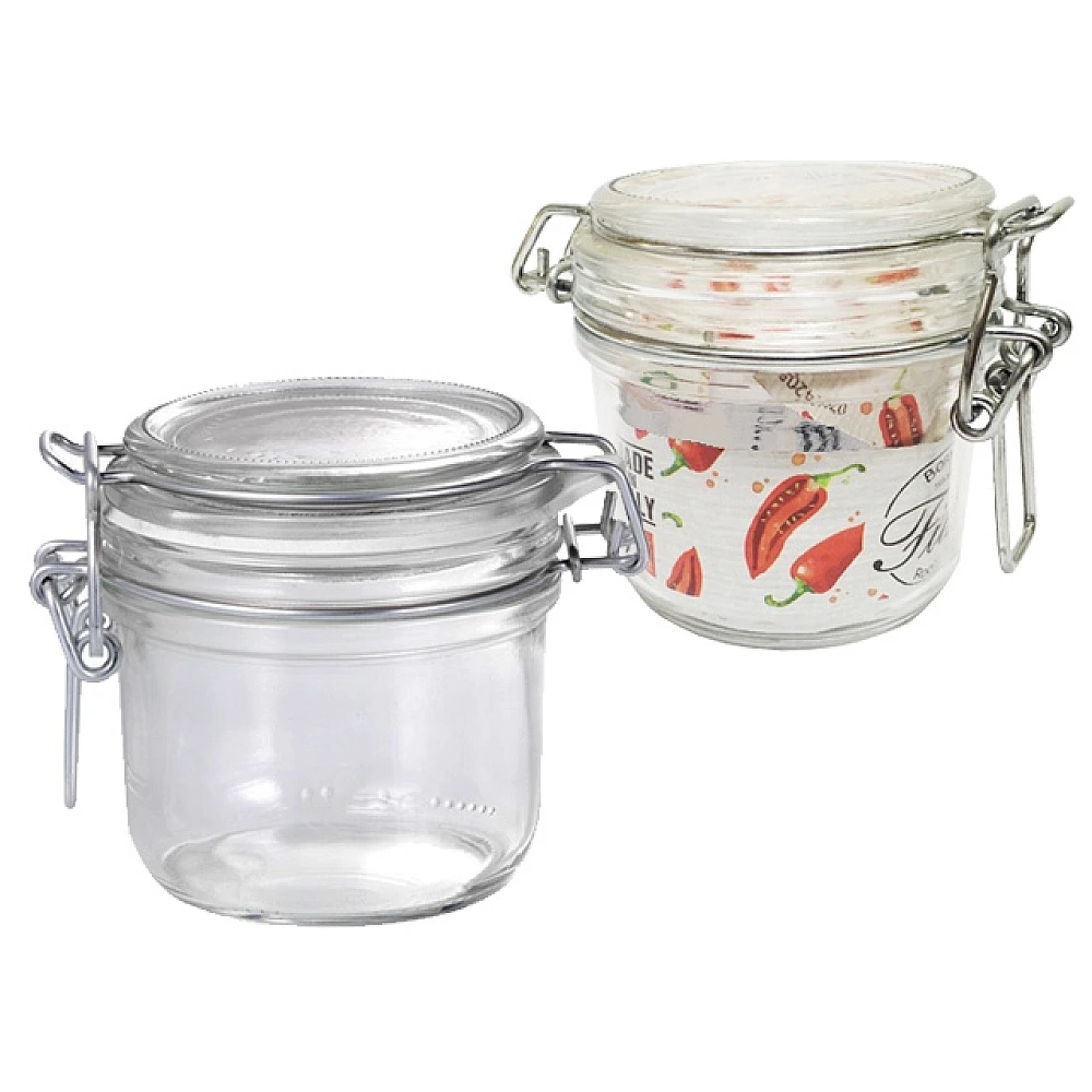 Borcan pentru pastrare/conservare Fido 0.2l, cu capac clem