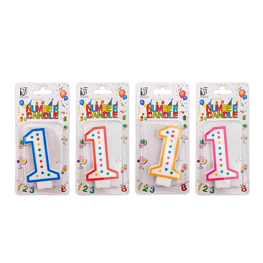 Lumanare-cifra 1 (cu puncte)