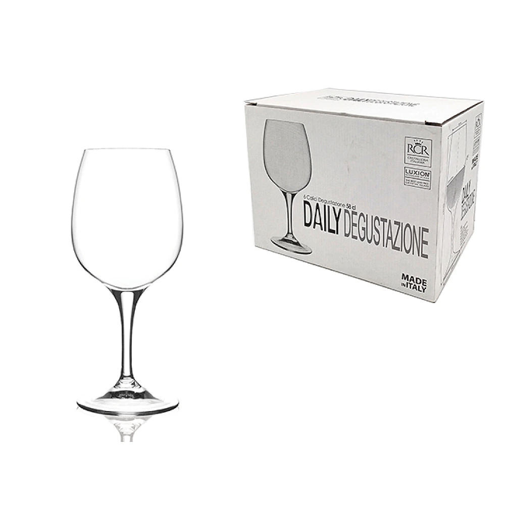 Set 6 pocale pentru vin Daily, 580ml
