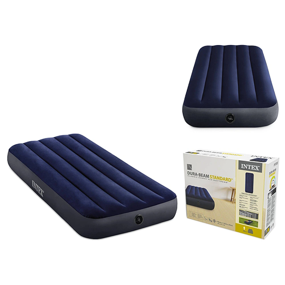 Saltea gonflabila Velur Classic 76х191х25 cm, până la 136 kg 64756