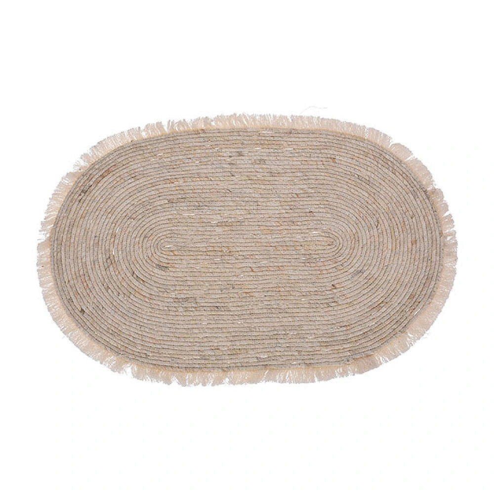 Covoras din paie oval H&S 80X50cm 