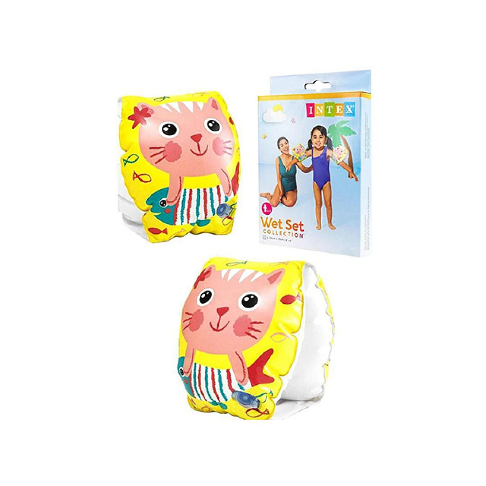 Aripioare de înot gonflabile „Pisoiaș” 20х15 cm, 1-3 ani