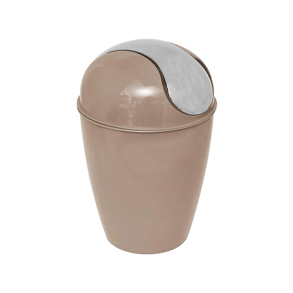 Cos pentru gunoi cu capac batant Conical 5l, bej