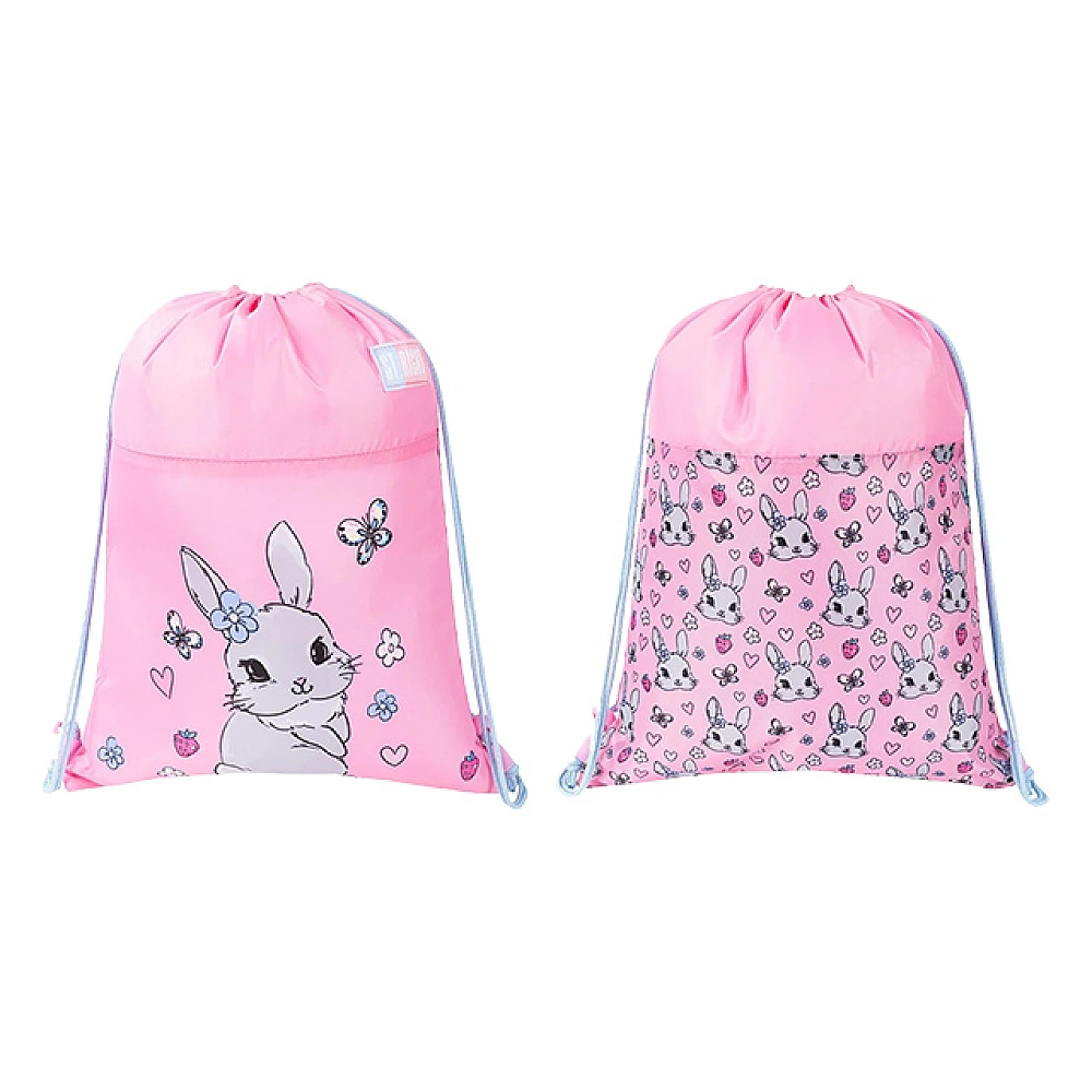 Rucsac tip sac pentru incaltaminte St.Right Cute Rabbit 34X43 cm