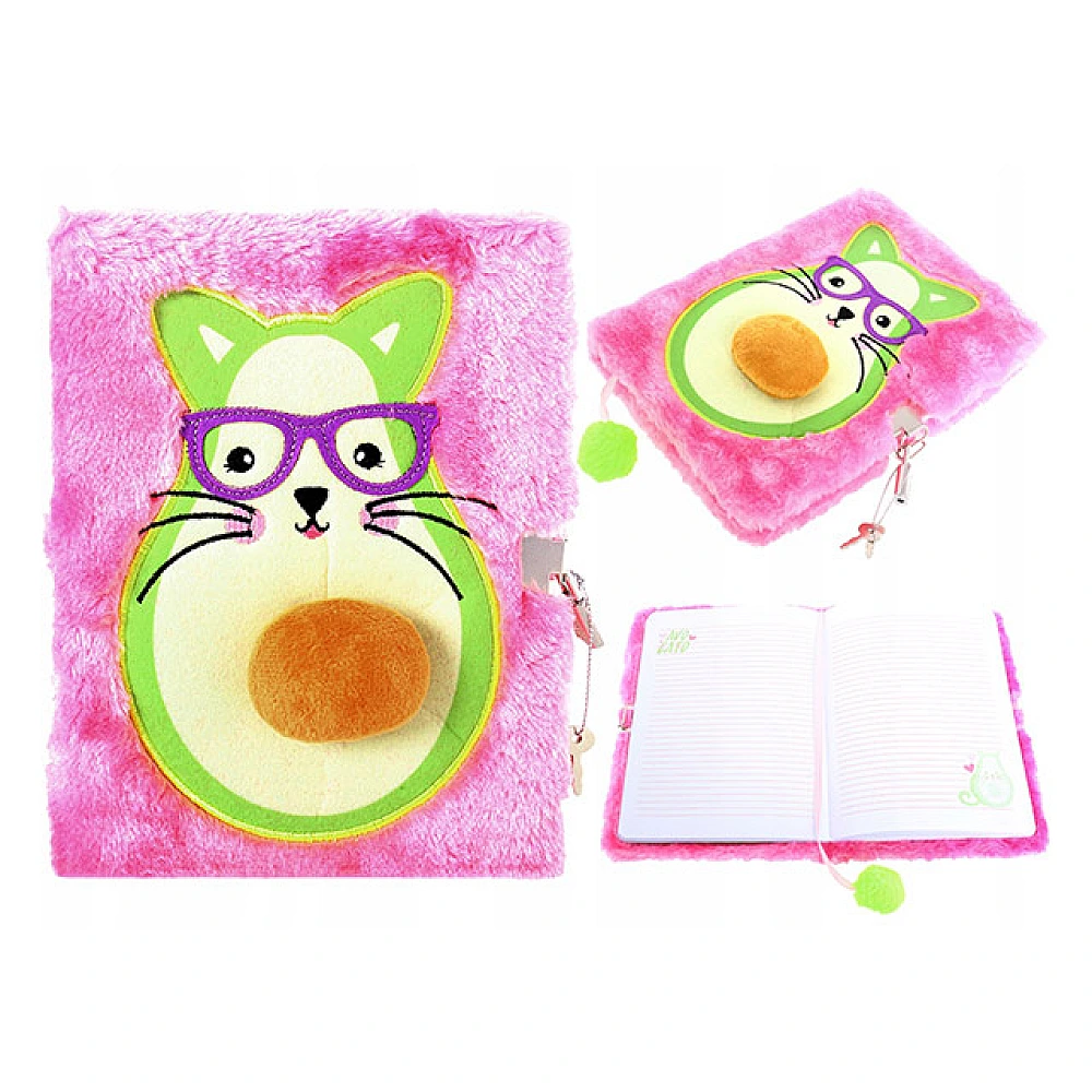 Agenda cu lacat, A5, 96 foi, My Little Friend Avocado, coperta plus