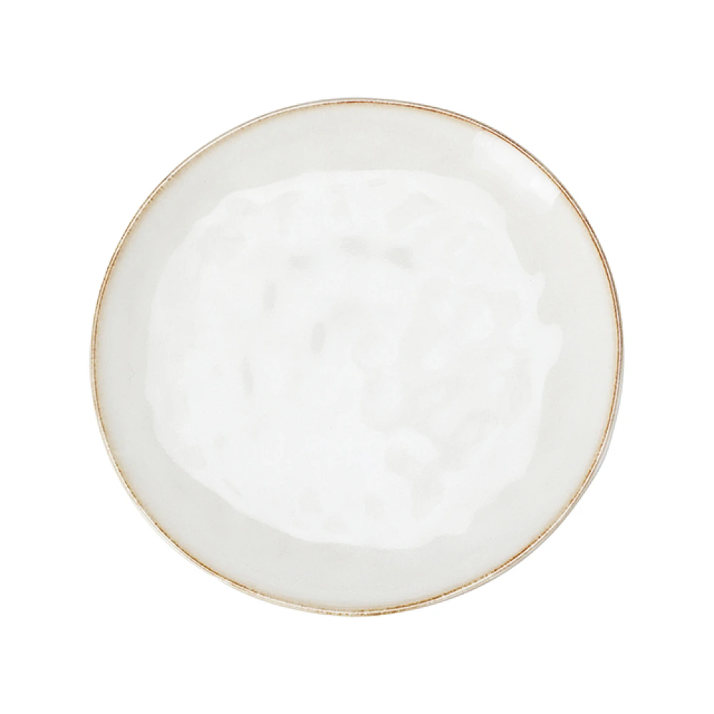 Farfurie de desert 21cm Reactiv Glaze Rim, ceramica