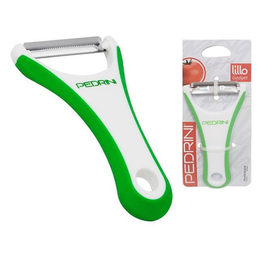 Cutit pentru curatarea legumelor Gadget Lillo, lama flexibila, verde