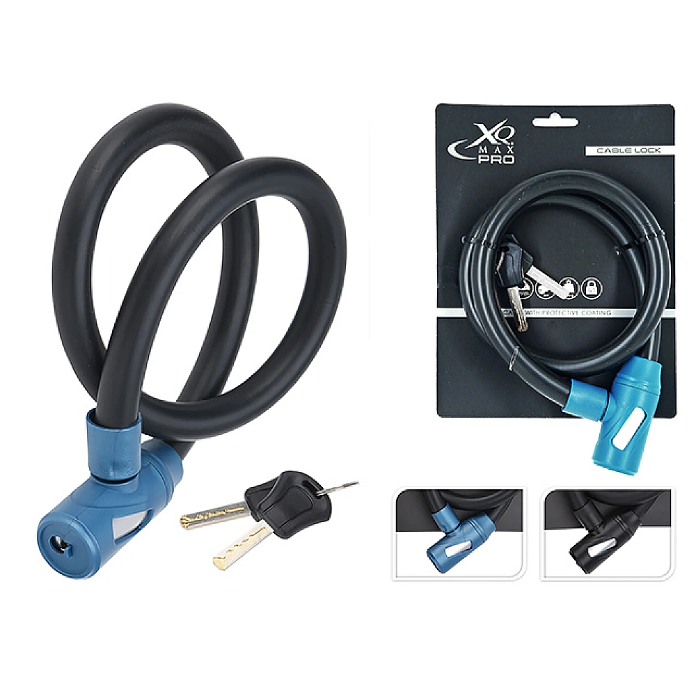 Lacata pentru bicicleta XQMAX 80cm, 2 chei