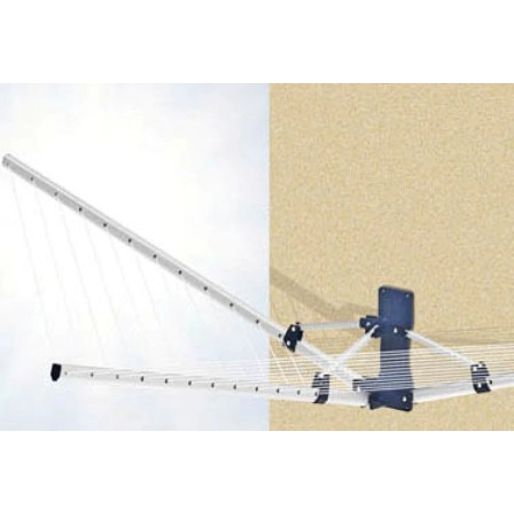 Uscator pentru haine de perete Gimi Spider 18m, extensibil