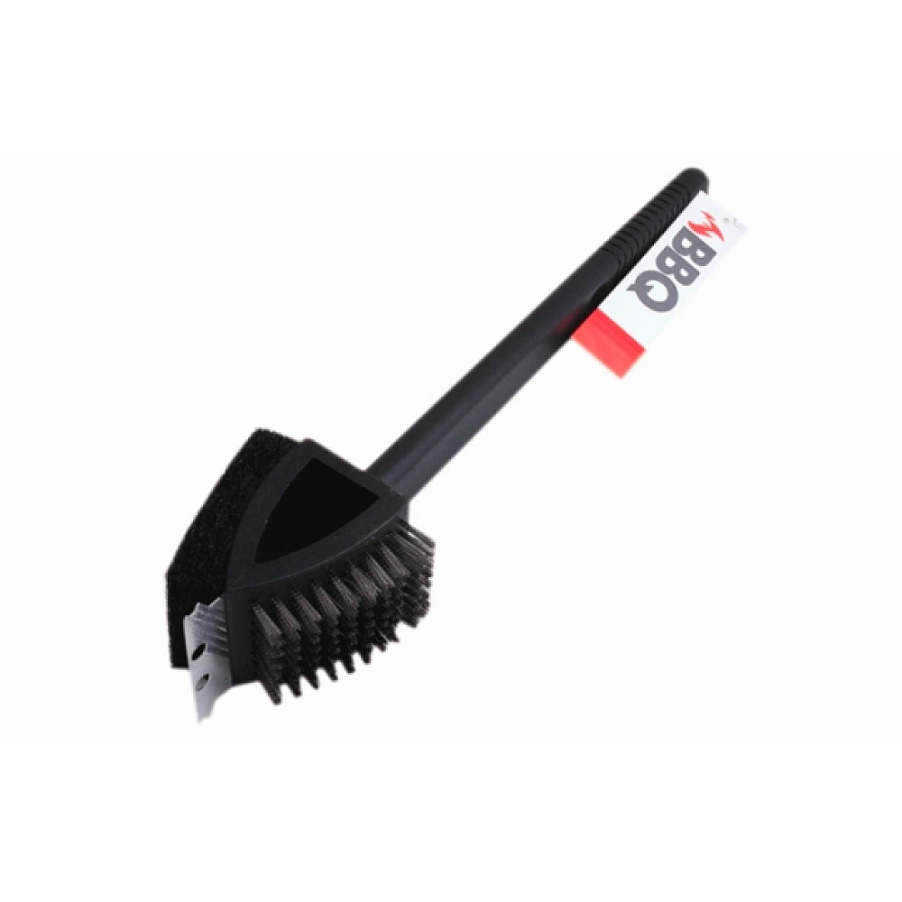 Perie pentru curatarea gratarului BBQ 3in1, maner lung