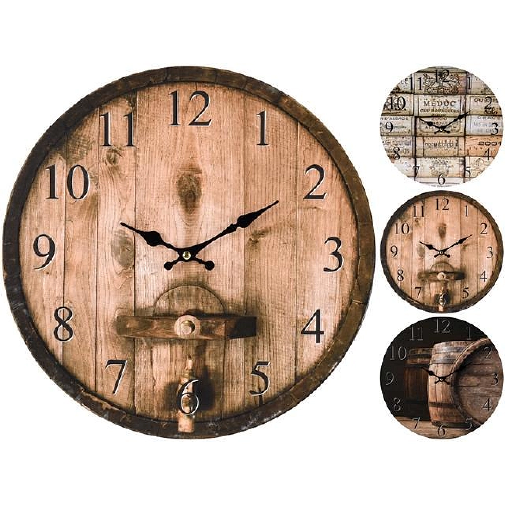 Ceas de perete rotund 33cm, H4.2cm