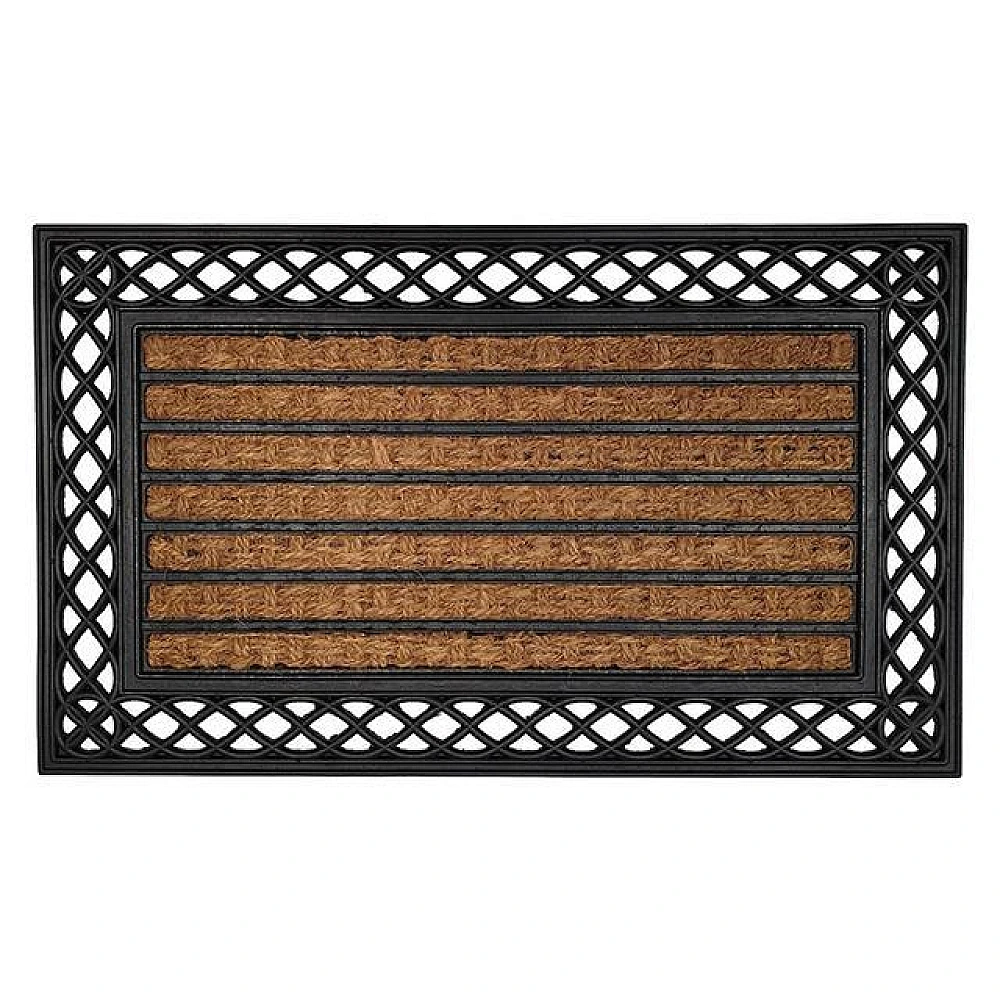 Covoras pentru antreu din cocos 45X75cm KDHome Panama in frontiera decorativa