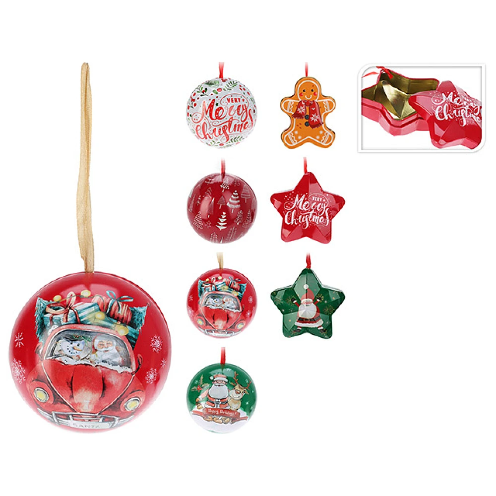 Cutie metalica Christmas, metal
