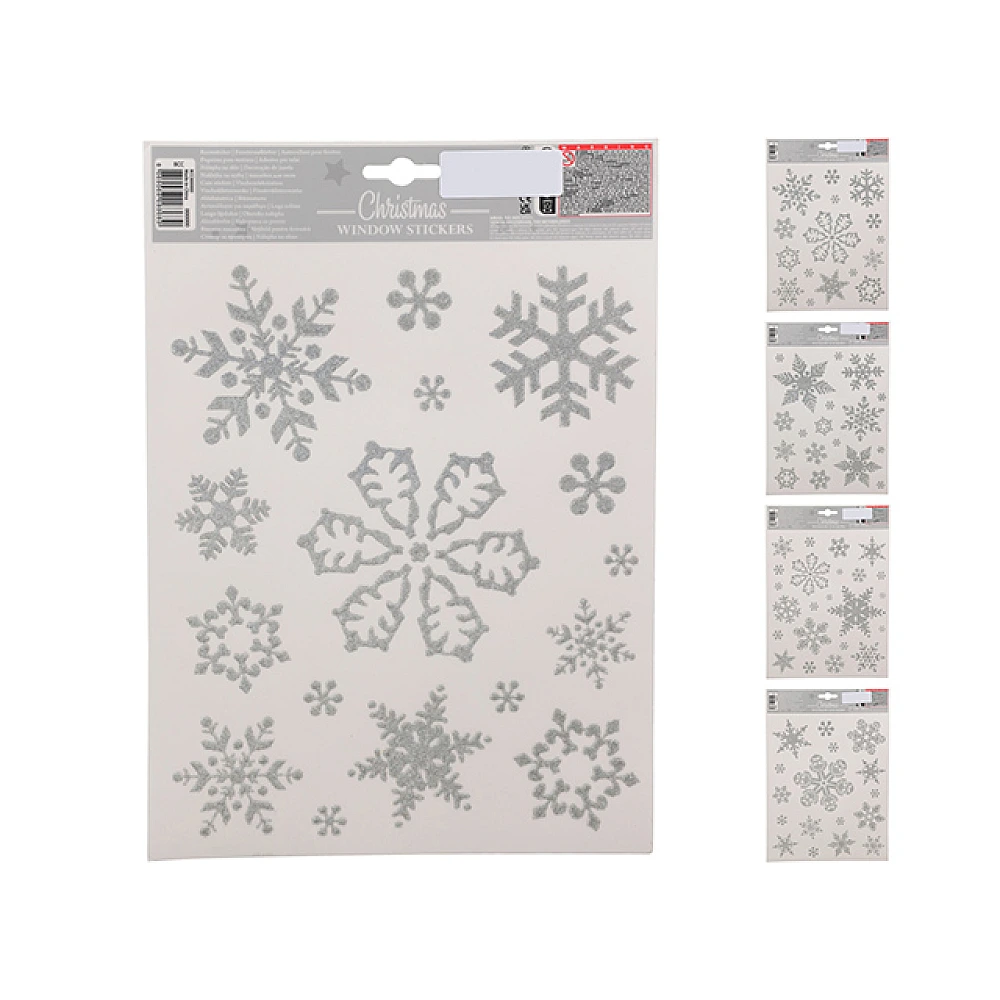 Autocolante de Craciun 21X30cm, 4 modele