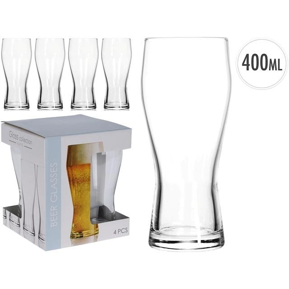 Set 4 pahare pentru bere EH Profile 400ml, 17cm