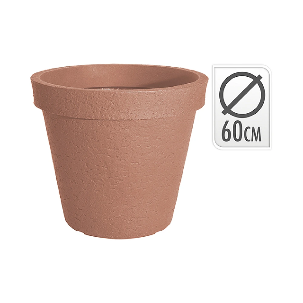 Ghiveci pentru flori din plastic D60cm, H53cm