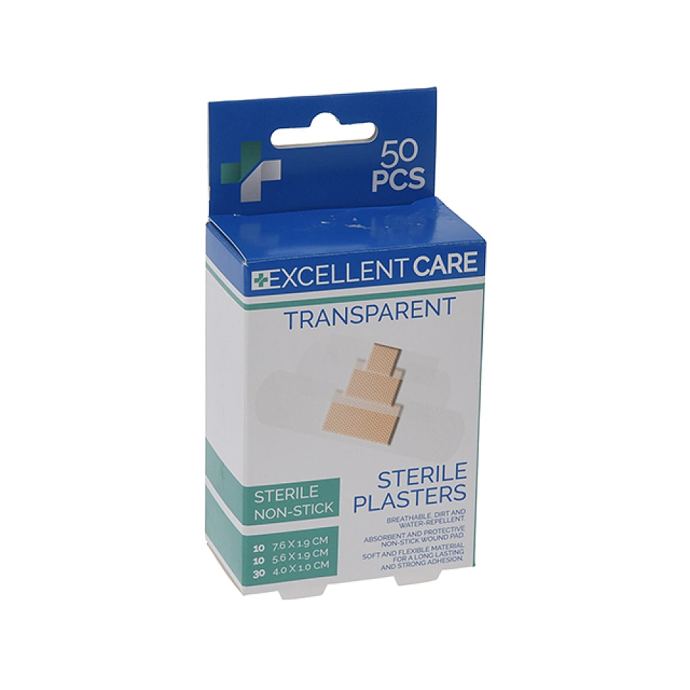 Plasturi impermeabili 50 buc. Excellent care