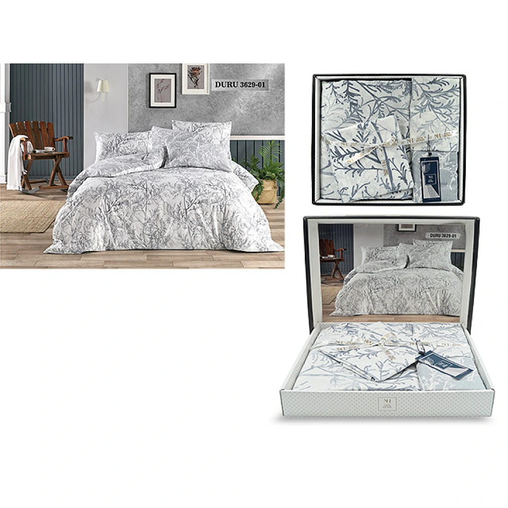 Lenjerie de pat 2pers NH Ranforce Duru, policoton