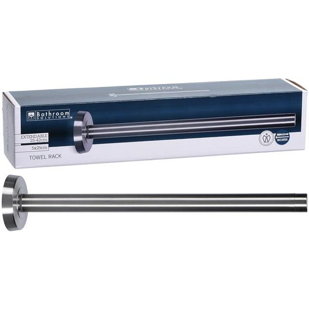 Suport pentru prosoape Bathroom 25-42cm, extensibil, metal