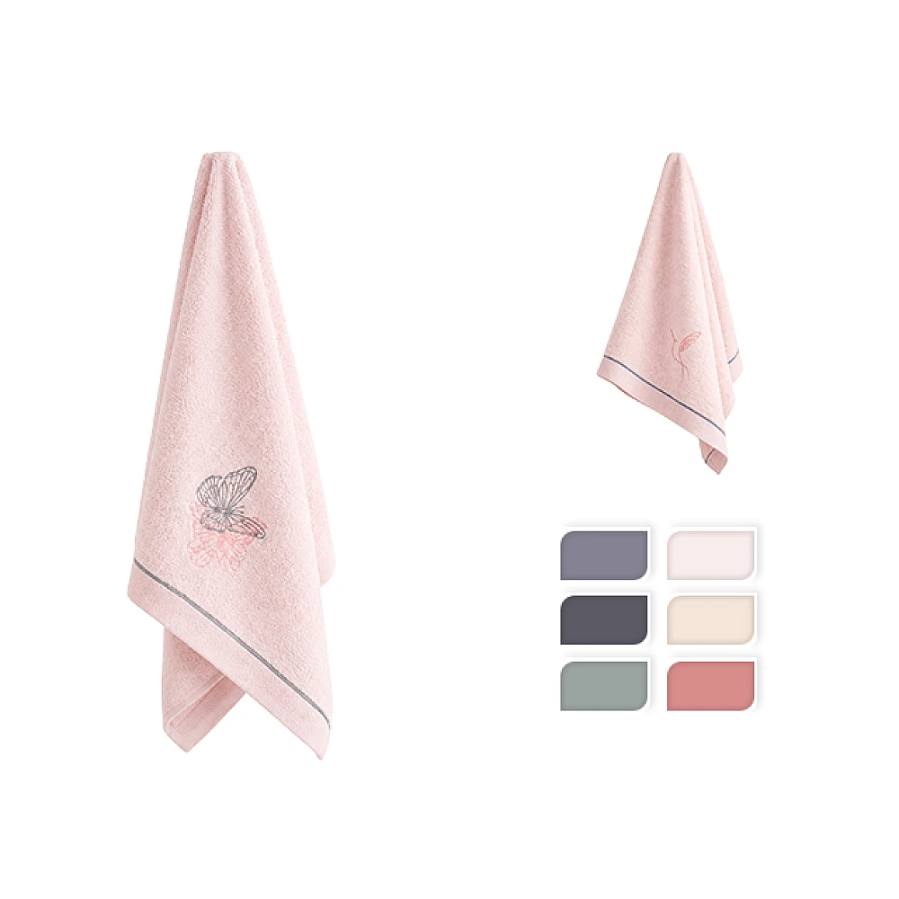 Prosop de baie 70X140 cm NH Anka Butterfly/Bird, bumbac