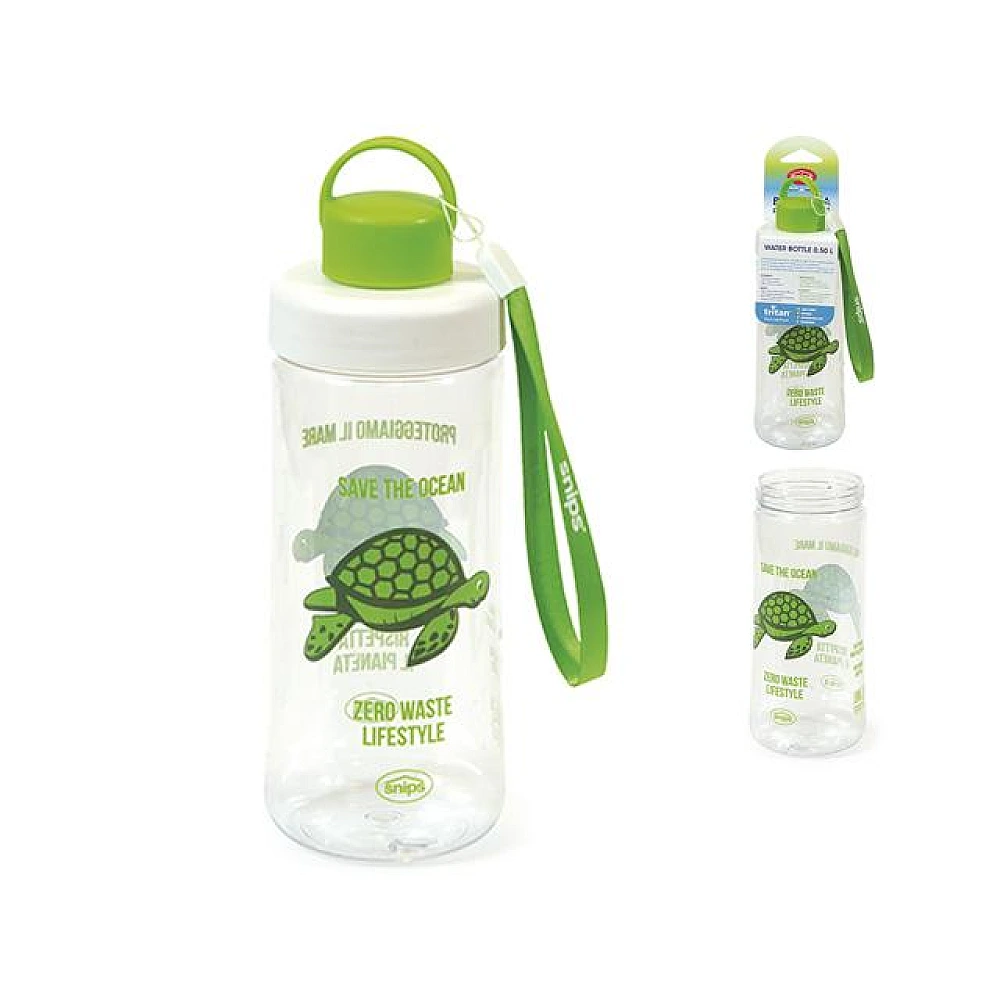 Sticla pentru apa Snips Save the Ocean 0.5l (turtle), tritan