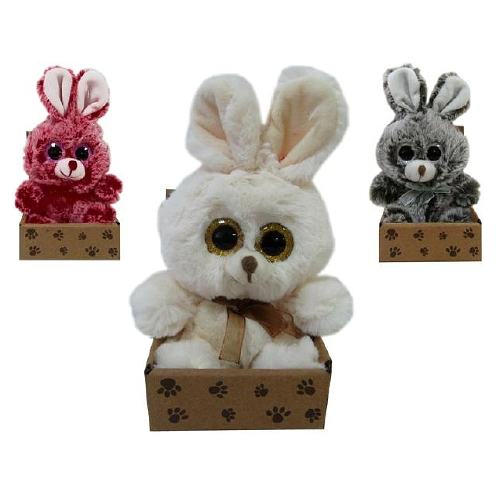 Jucarie iepurasi cu ochii mari 17cm