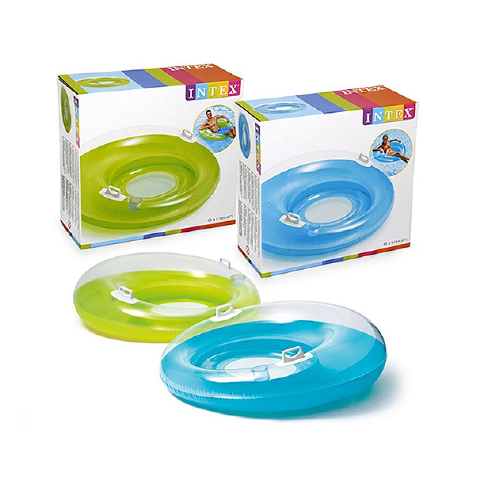 Sezlong-cerc gonflabil pentru inot cu manere D119 cm, pana la 100 kg