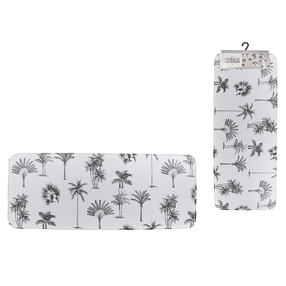 Covoras de baie 45X120 cm Tendance Arizona Dream, microfibra, gri