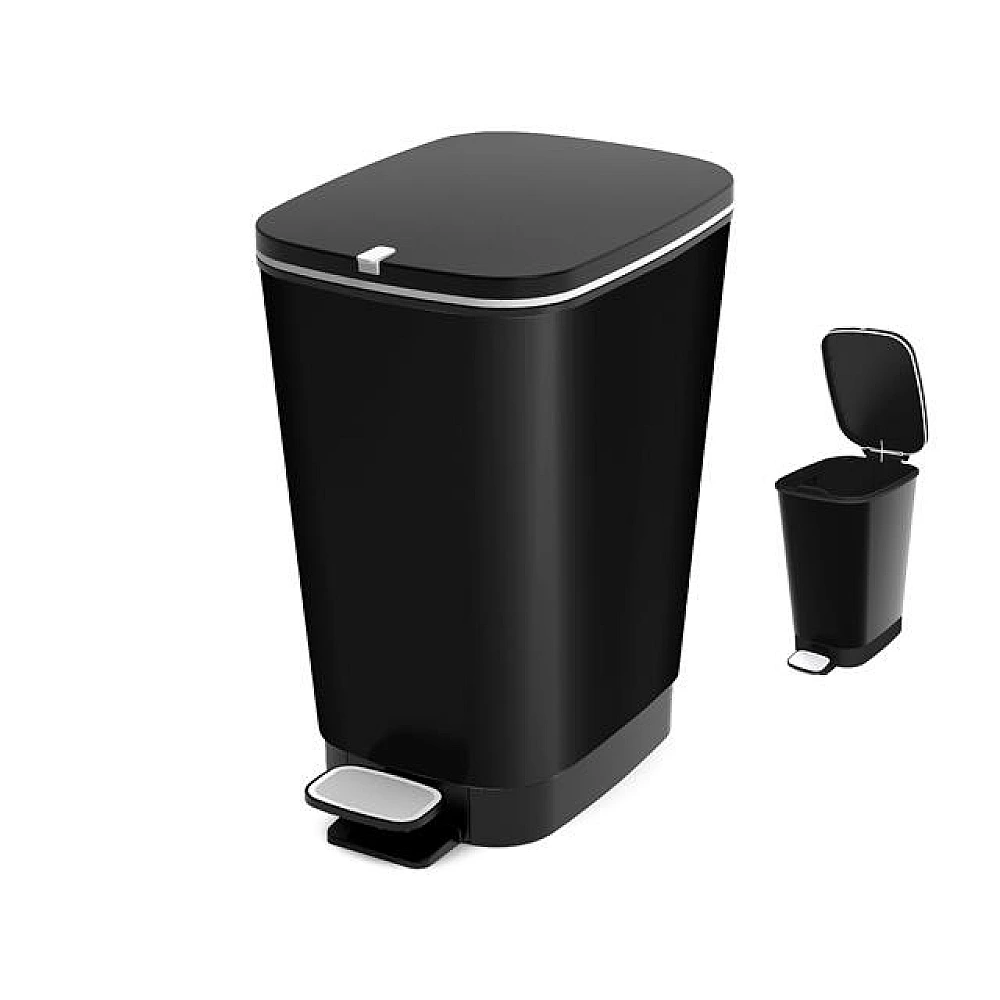 Cos pentru gunoi cu pedala Chic Bin M, 26.5X40.5XH45cm, negru