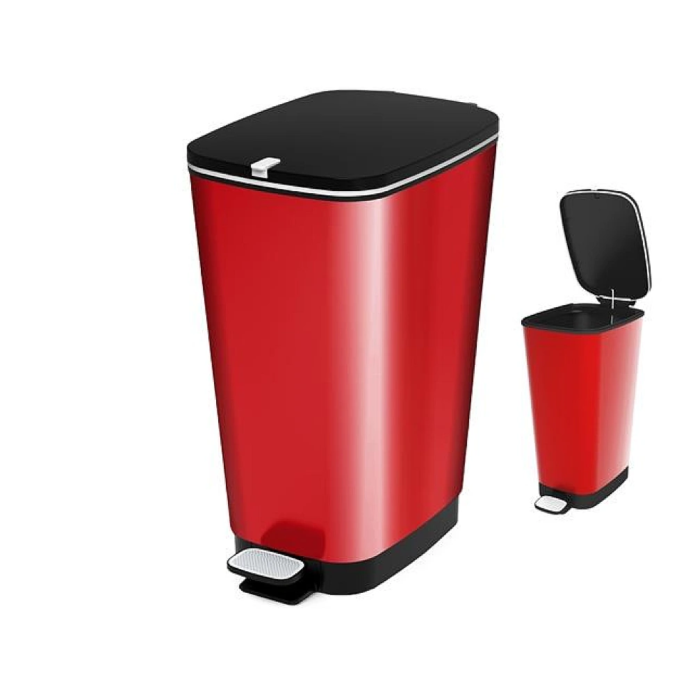 Cos pentru gunoi cu pedala Chic Bin L, 29X45XH61cm, rosu