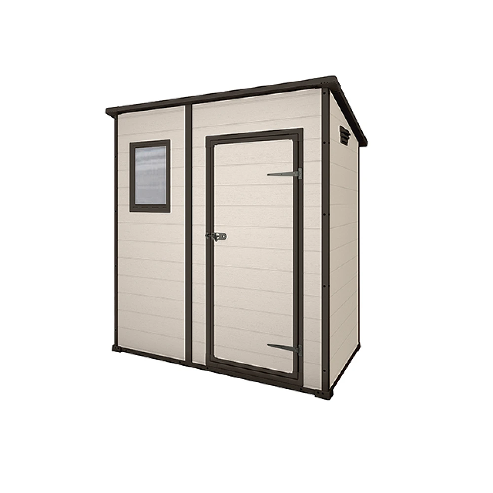 Casuta de gradina Manor Pent 6X4 183.5X111X200.5 cm, bej