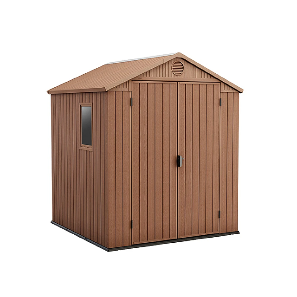 Casuta de gradina Darwin 6X6 190X183X221cm, maro