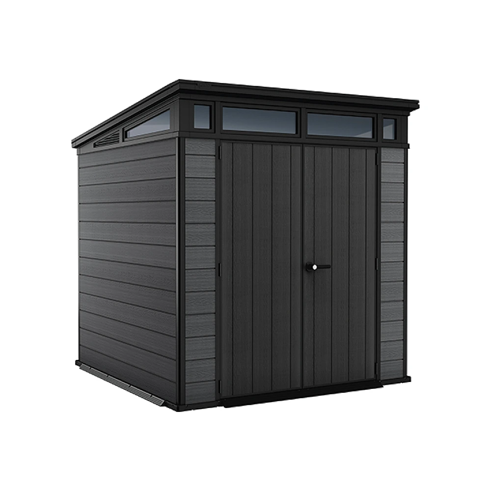 Casuta de gradina Cortina 7X7 216X218X226 cm, gri