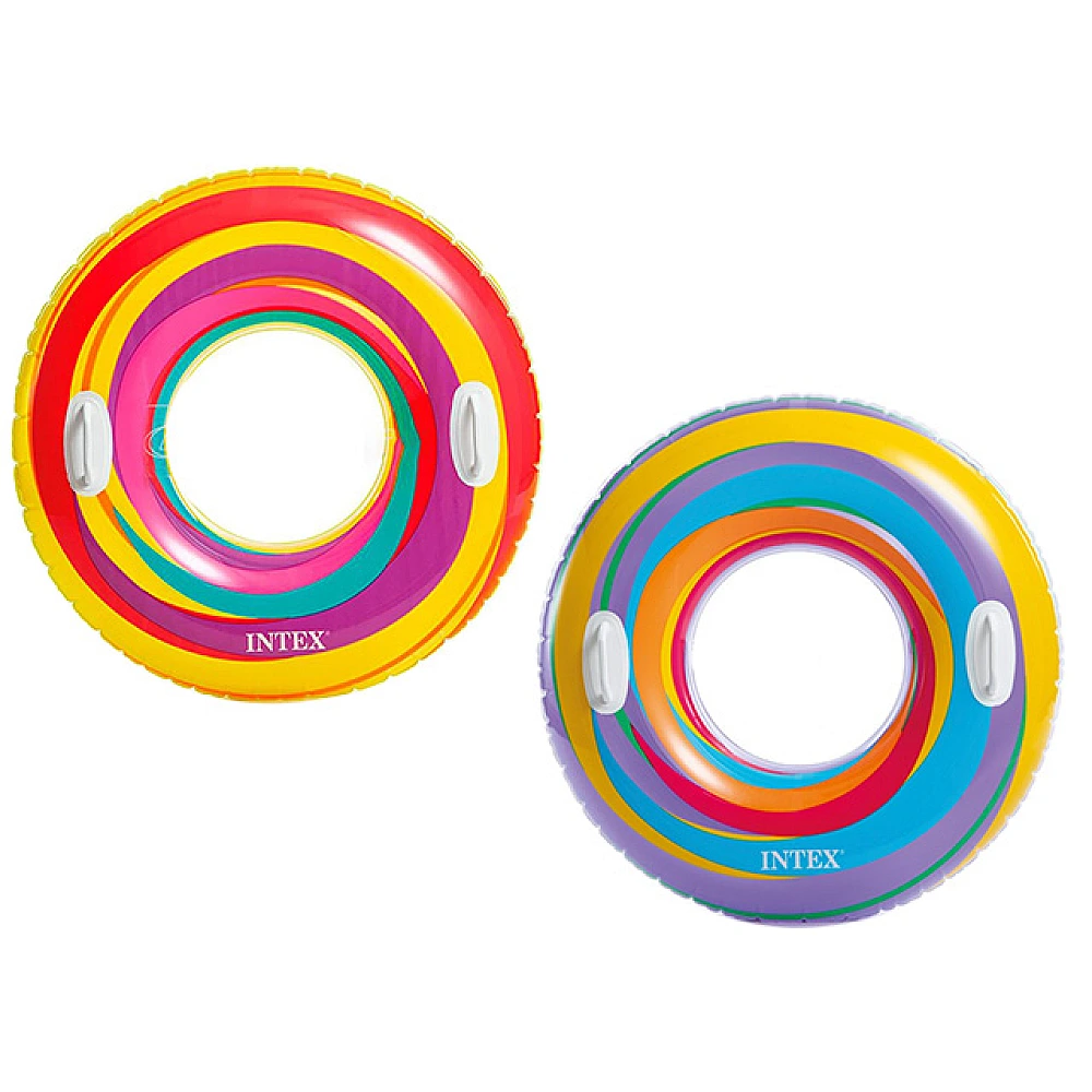 Cerc gonflabil “Vârtej” D 91 cm cu mânere, până la 60kg, 9+, multicolor