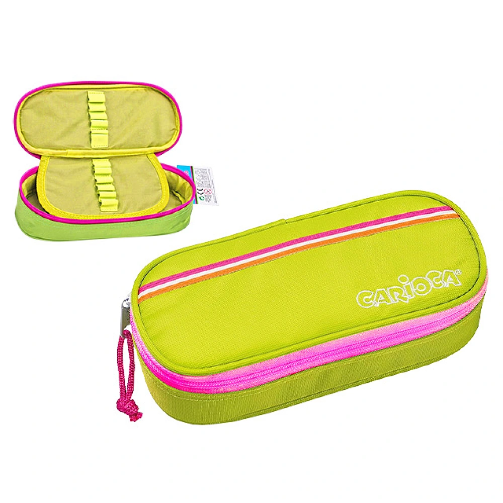 Penar Carioca Fluo cu fermoar, fara rechizite, verde