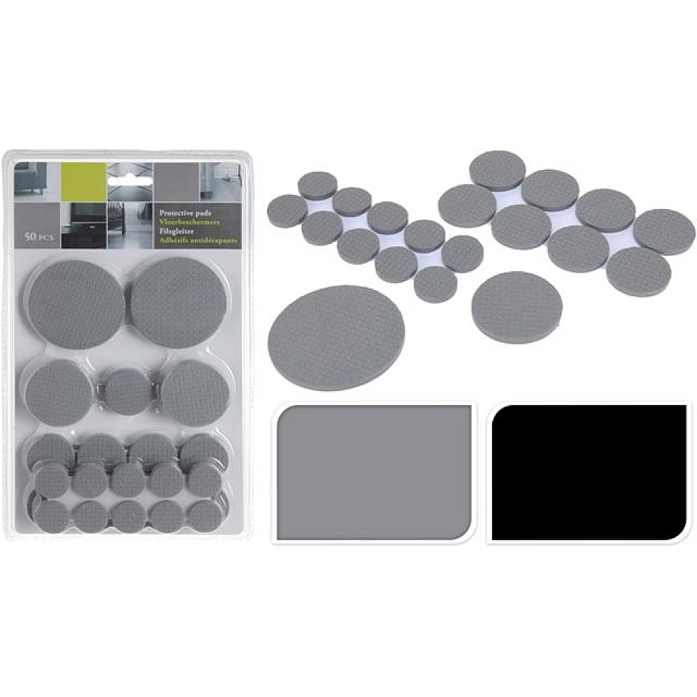 Set de protectie a picioruselor mobilierului 50 buc