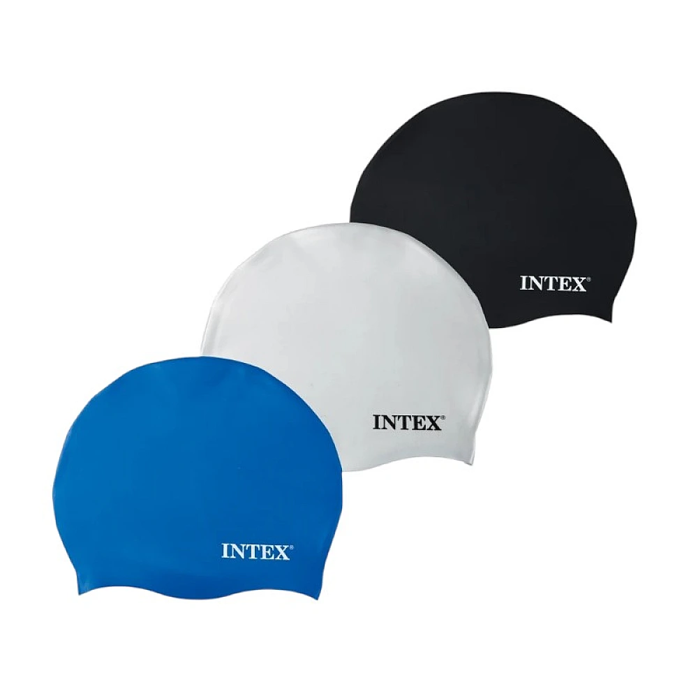 Caciula pentru inot din silicon Intex, 8+, 3 culori