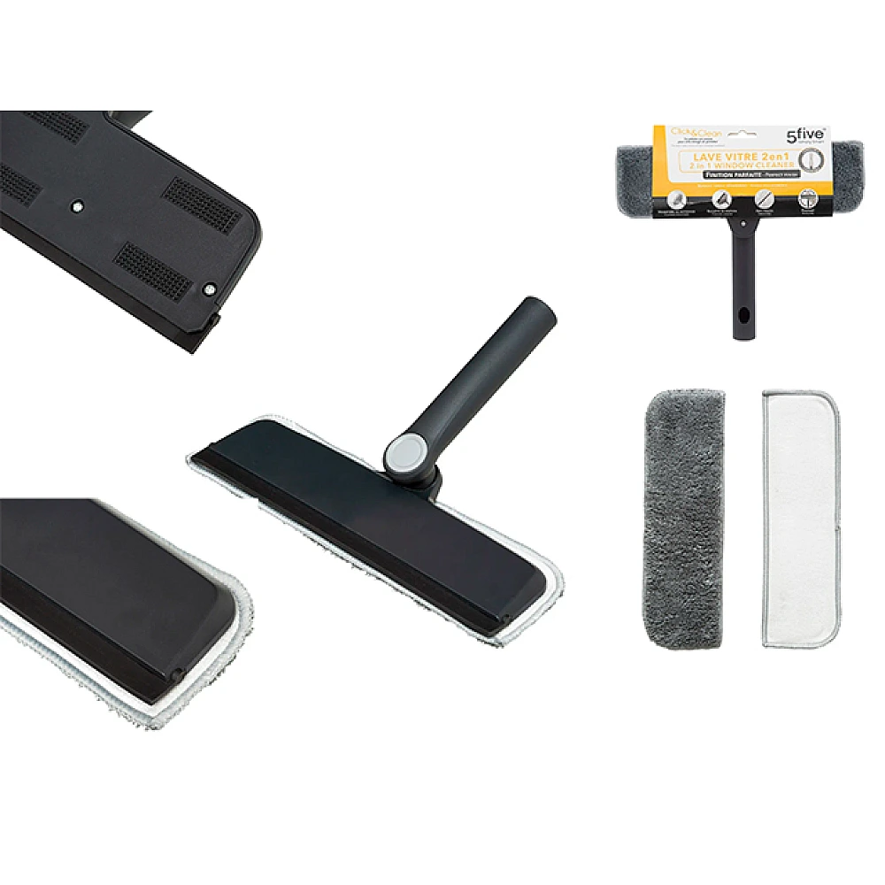 Spalator geam Five 28X4X22cm, microfibra