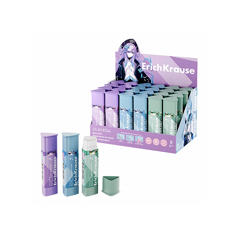 Lipici solid tip creion ErichKrause Prism Manga 8g